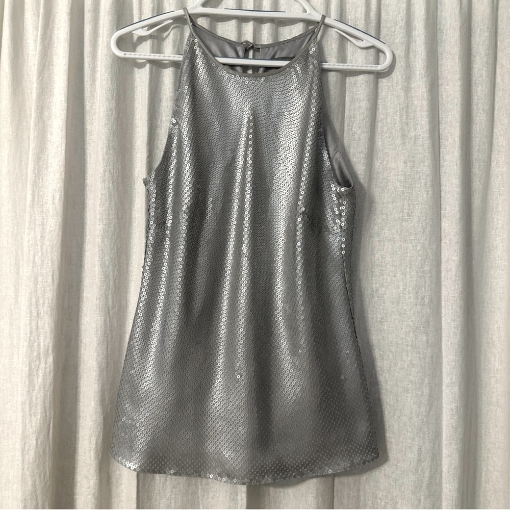 *SOLD* Sequin Halter Top